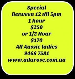 Private Female Escorts - Only Aussie & European Girls! Day time Special - Multiple shots - pic 3 - Fremantle Female Escorts